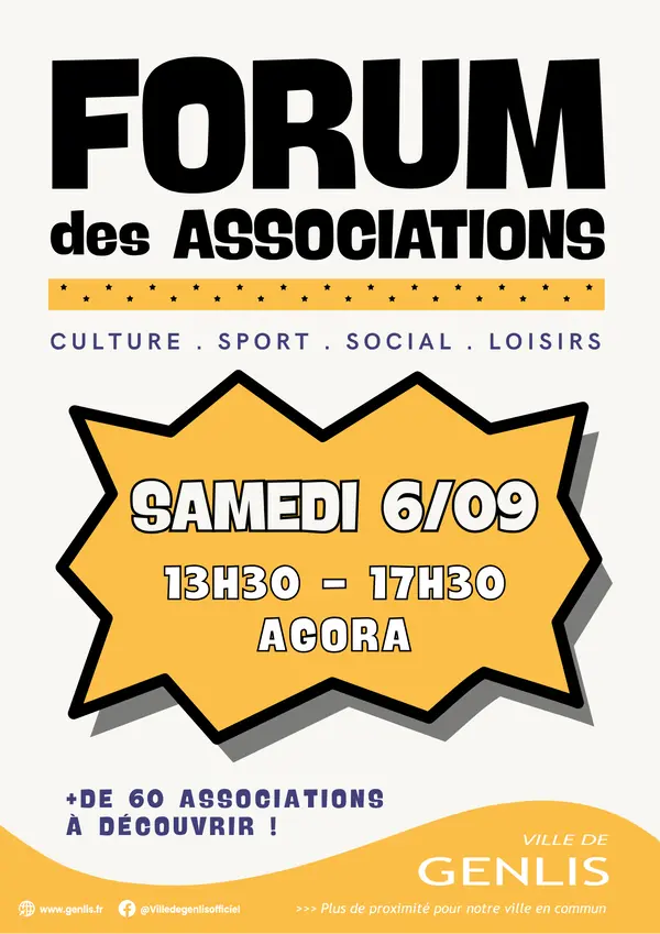 affiche forum des association