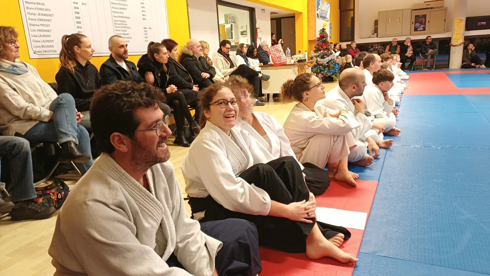 Photo des pratiquants et du public