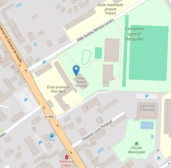 carte du dojo